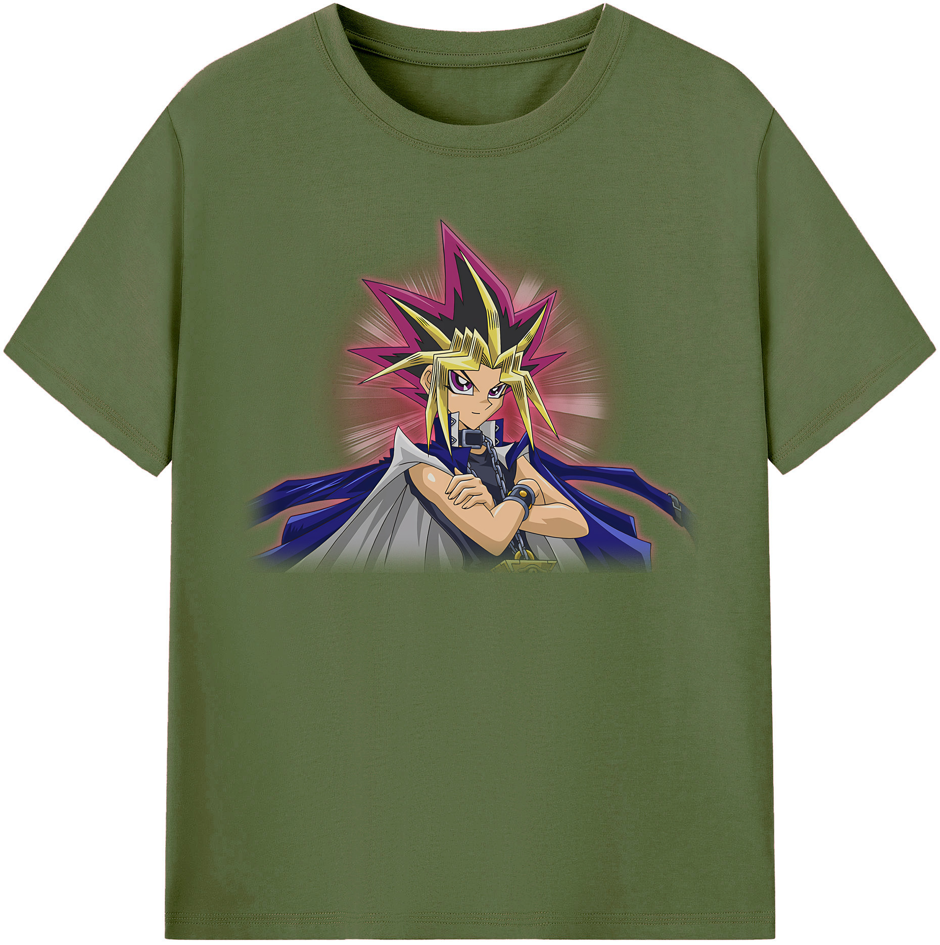 （画像用） 遊☆戯☆王 Yu-Gi-Oh! 綿100％半袖Tシャツ（フロントプリント）